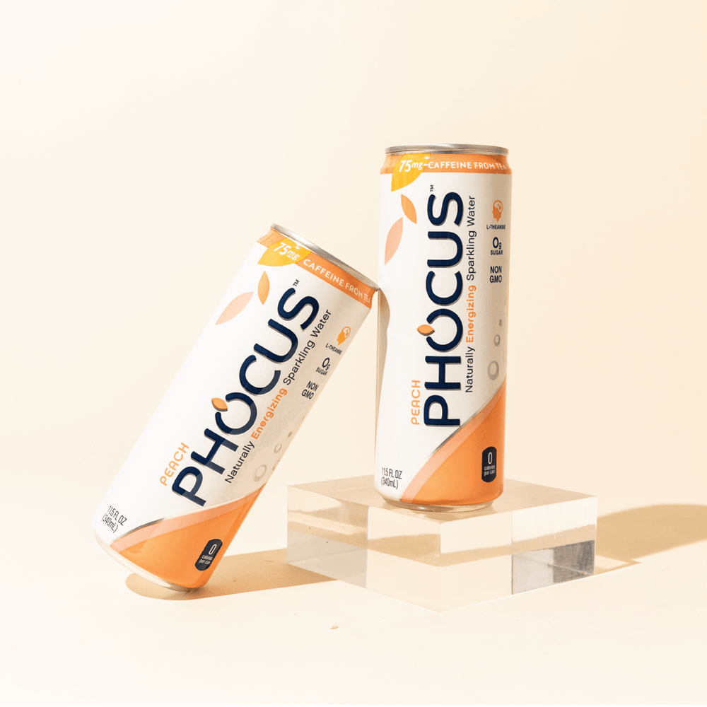 Peach Caffeinated Sparkling Water